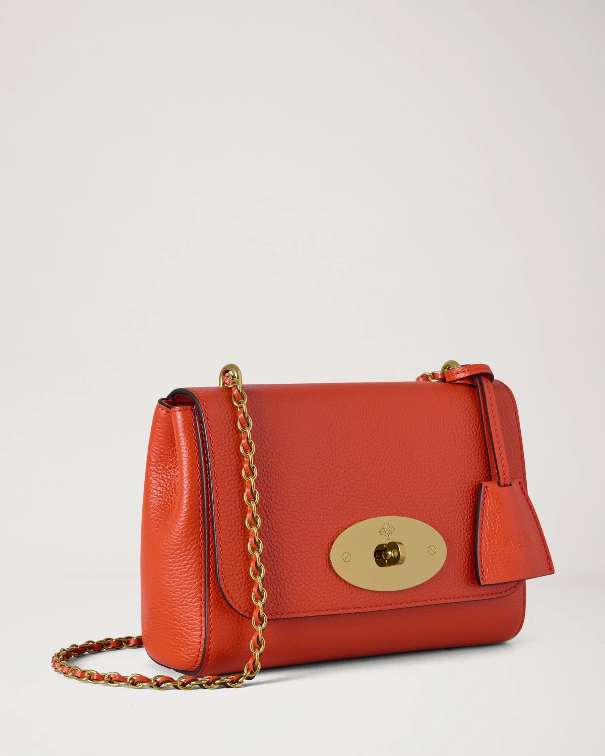 Lily Handbag, Coral Orange