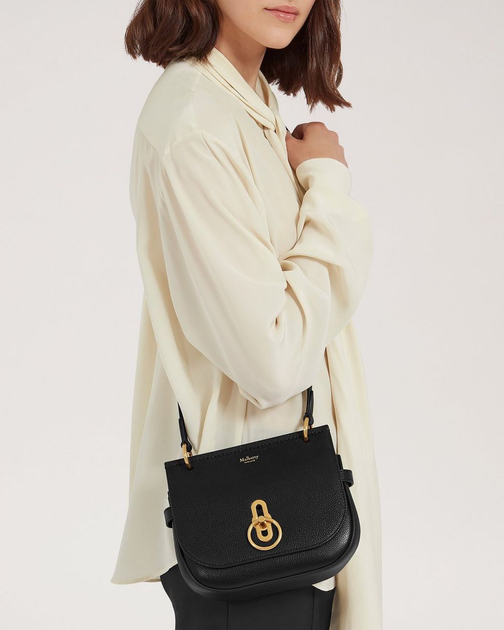 Liten Amberley Satchel, svart.