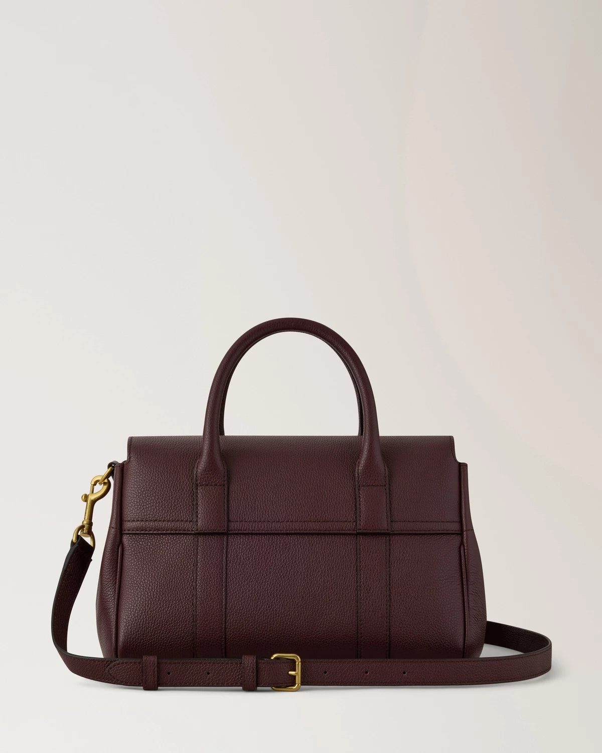 Small Bayswater Satchel Bag, Oxblood