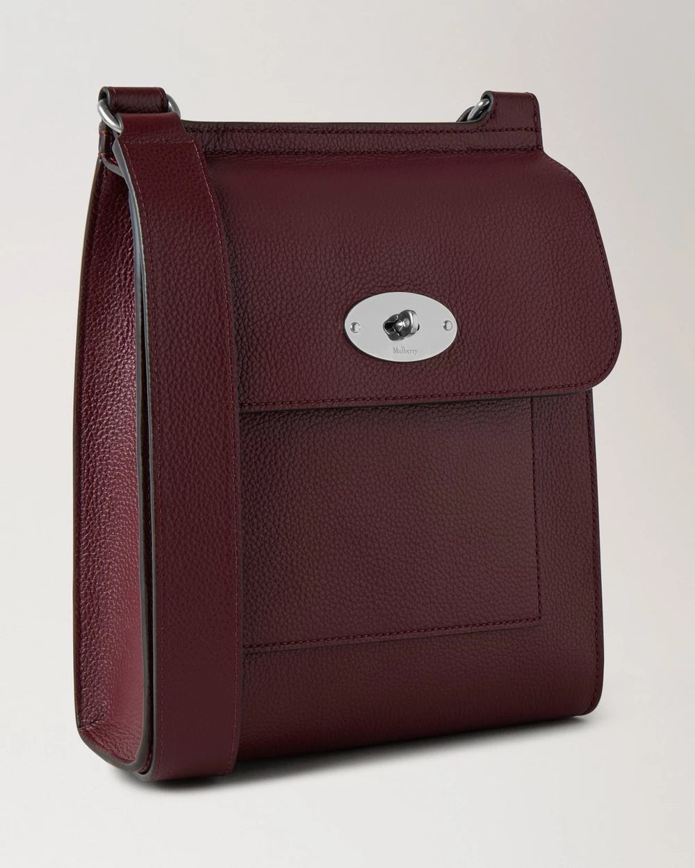 Antony With Leather Strap, Black Cherry