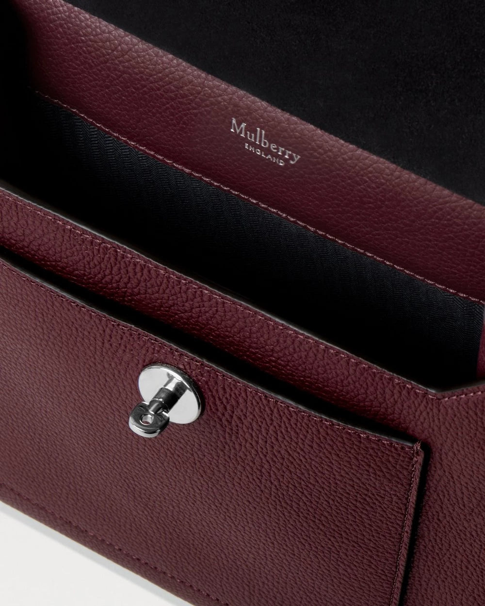 Antony With Leather Strap, Black Cherry