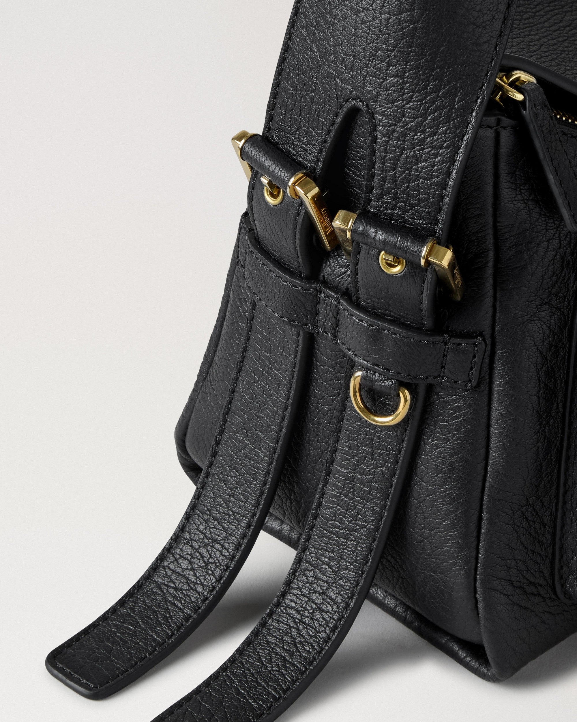 Maggie Axelväska, Naturlig Korn, Svart