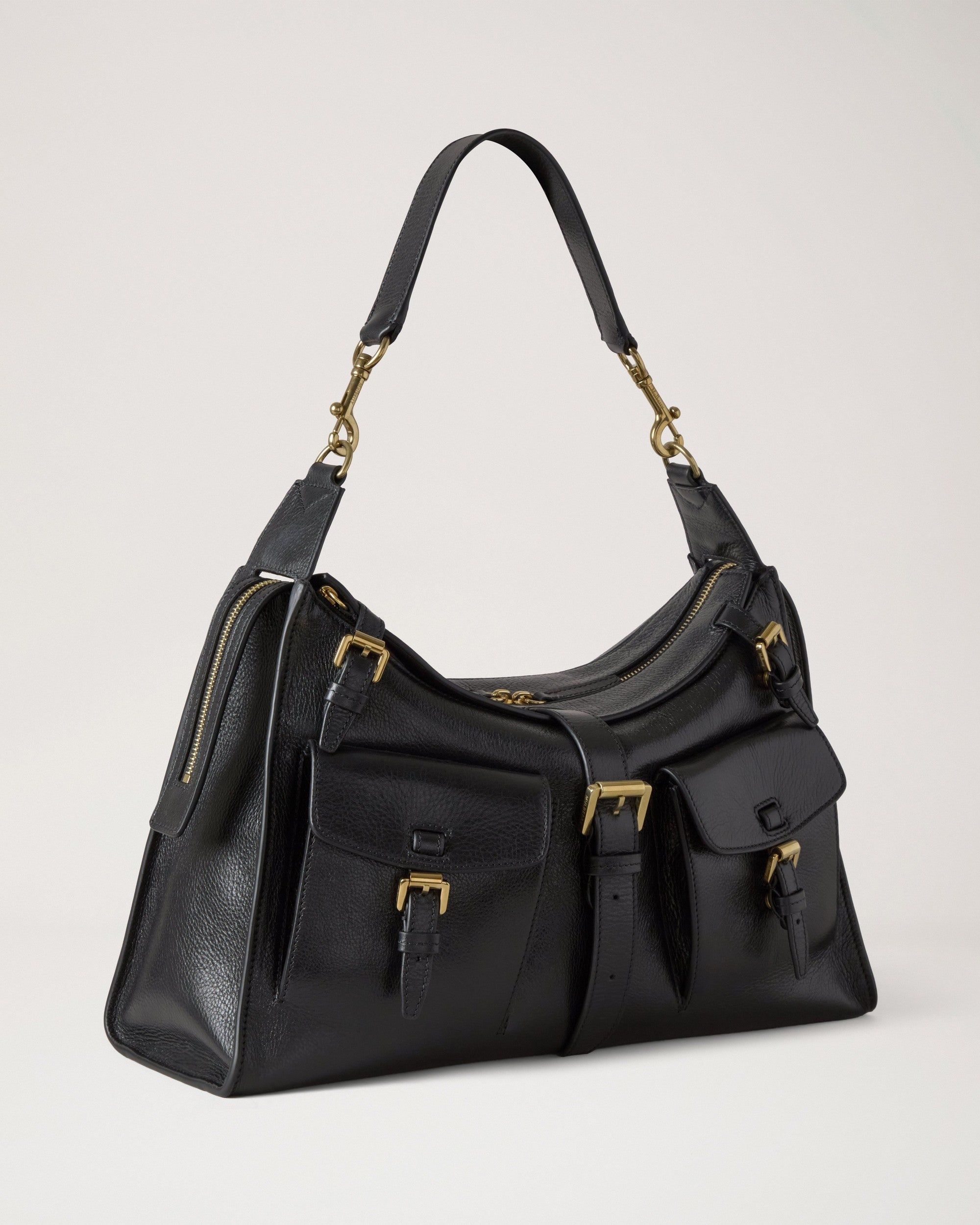 Roxanne Shoulderbag, High Shine Black