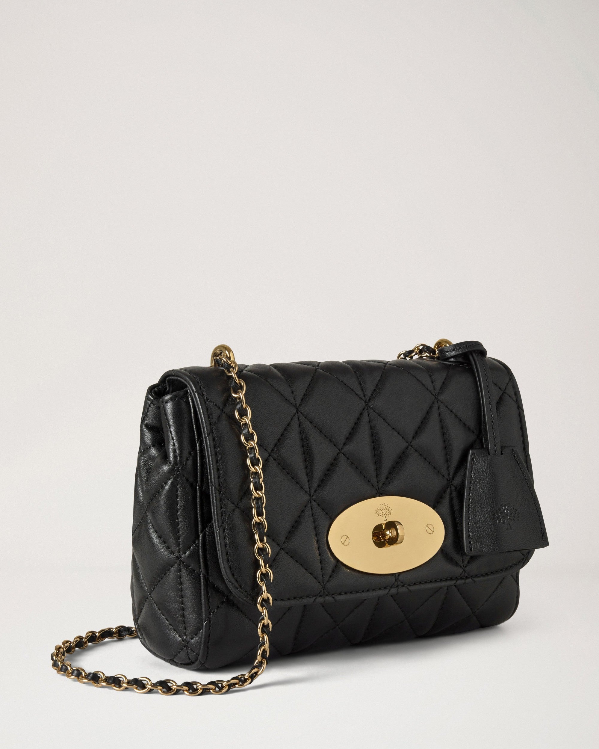 Lily Quilted, Black Nappa
