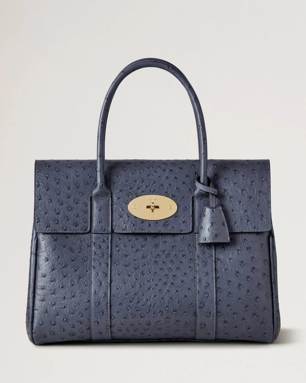 Bayswater Ostrich Print, Stormy Blue