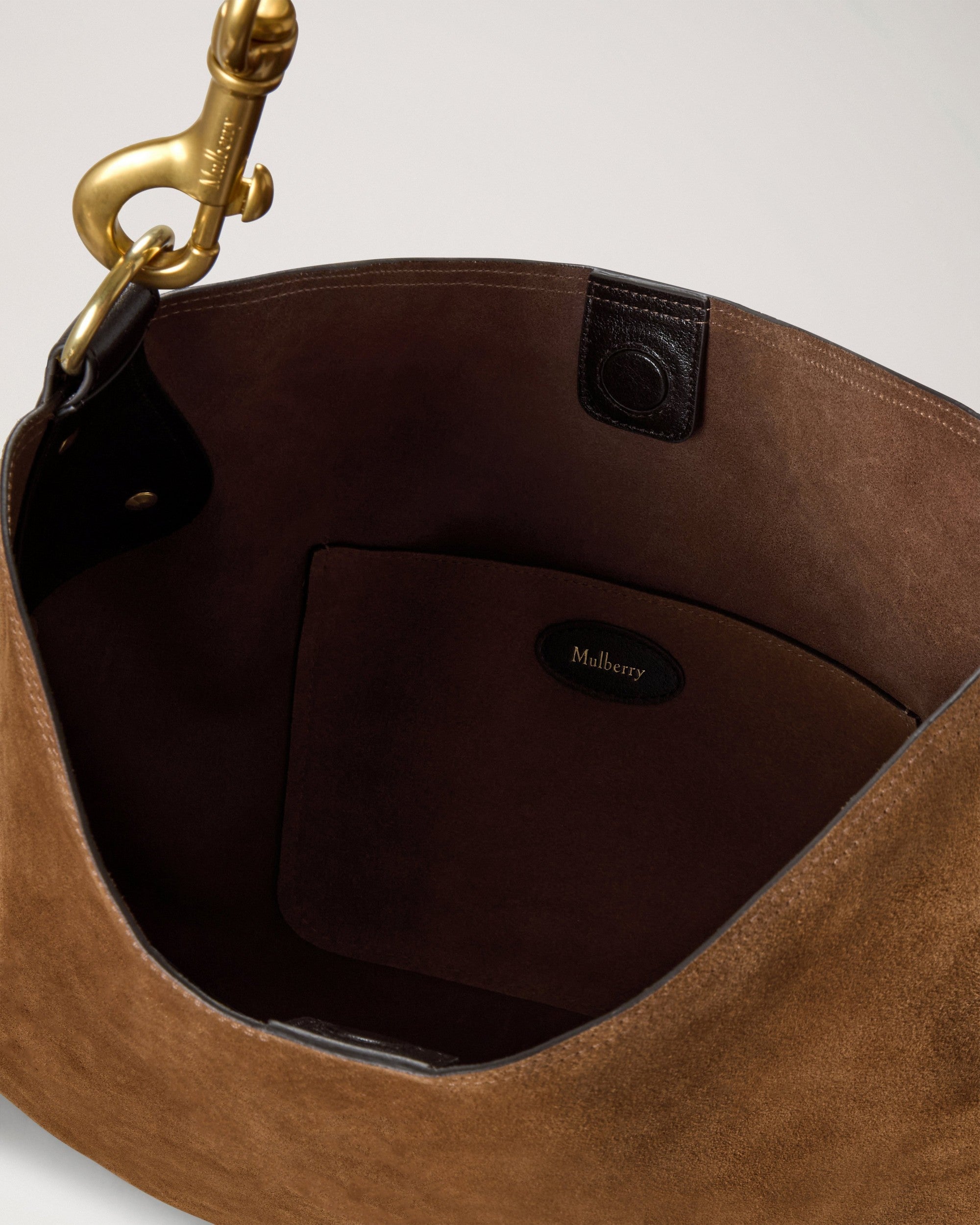 Hackney Shoulderbag Suede, Vintage Oak