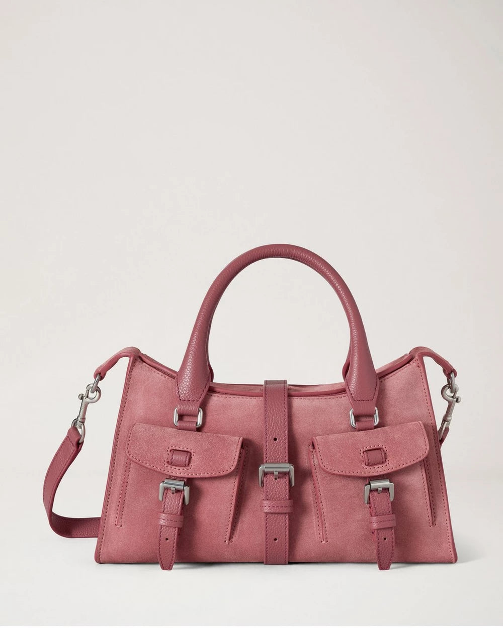 Mulberry - Small Roxanne Suede, Pink Scrumpy