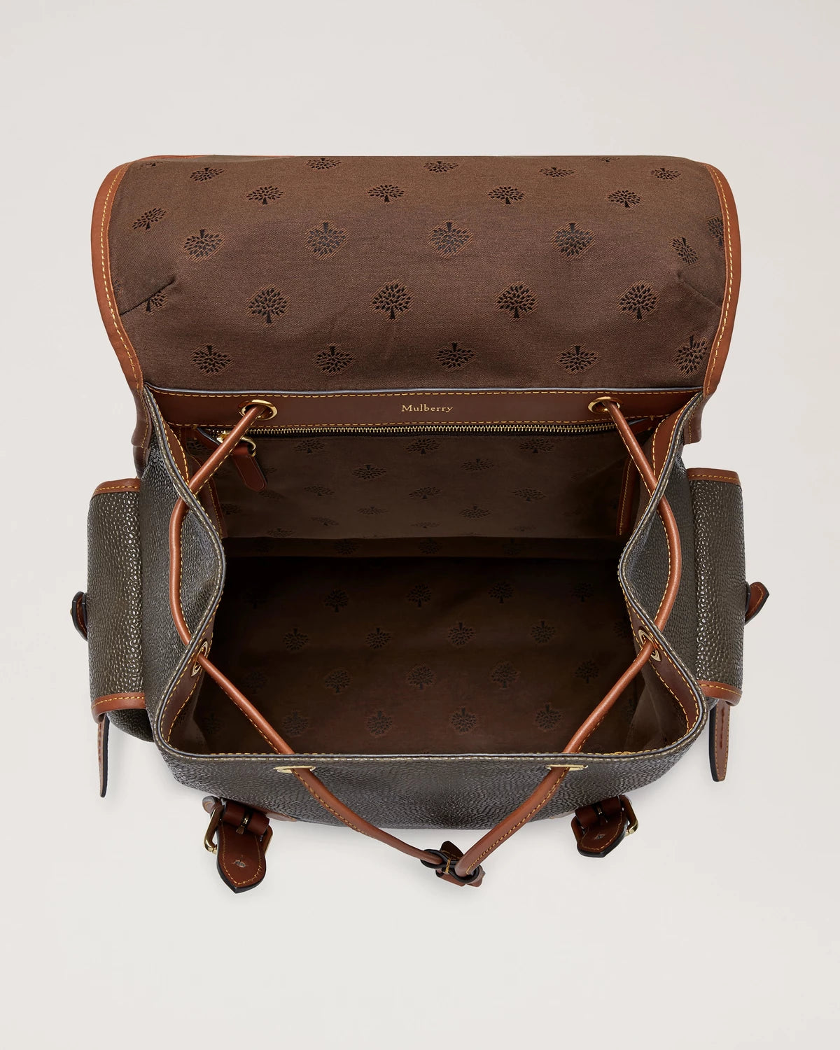 Heritage Backpack Eco Scotchgrain, Mole-Cognac