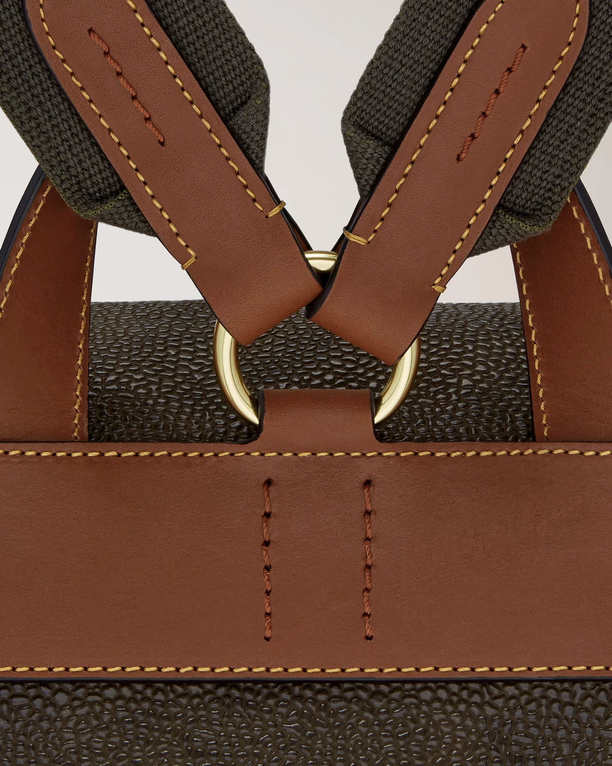 Heritage Backpack Eco Scotchgrain, Mole-Cognac