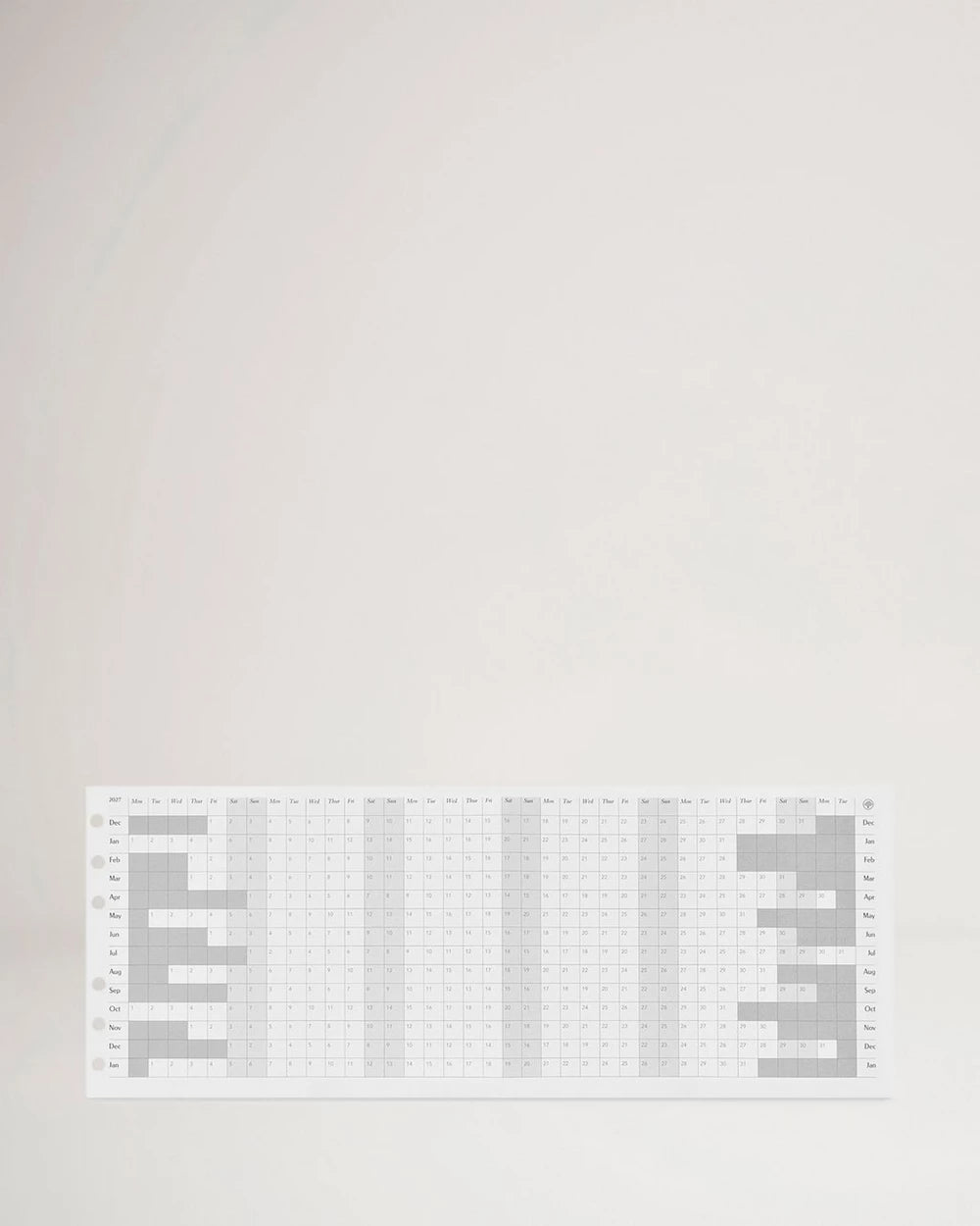 2027 Agenda Diary Insert