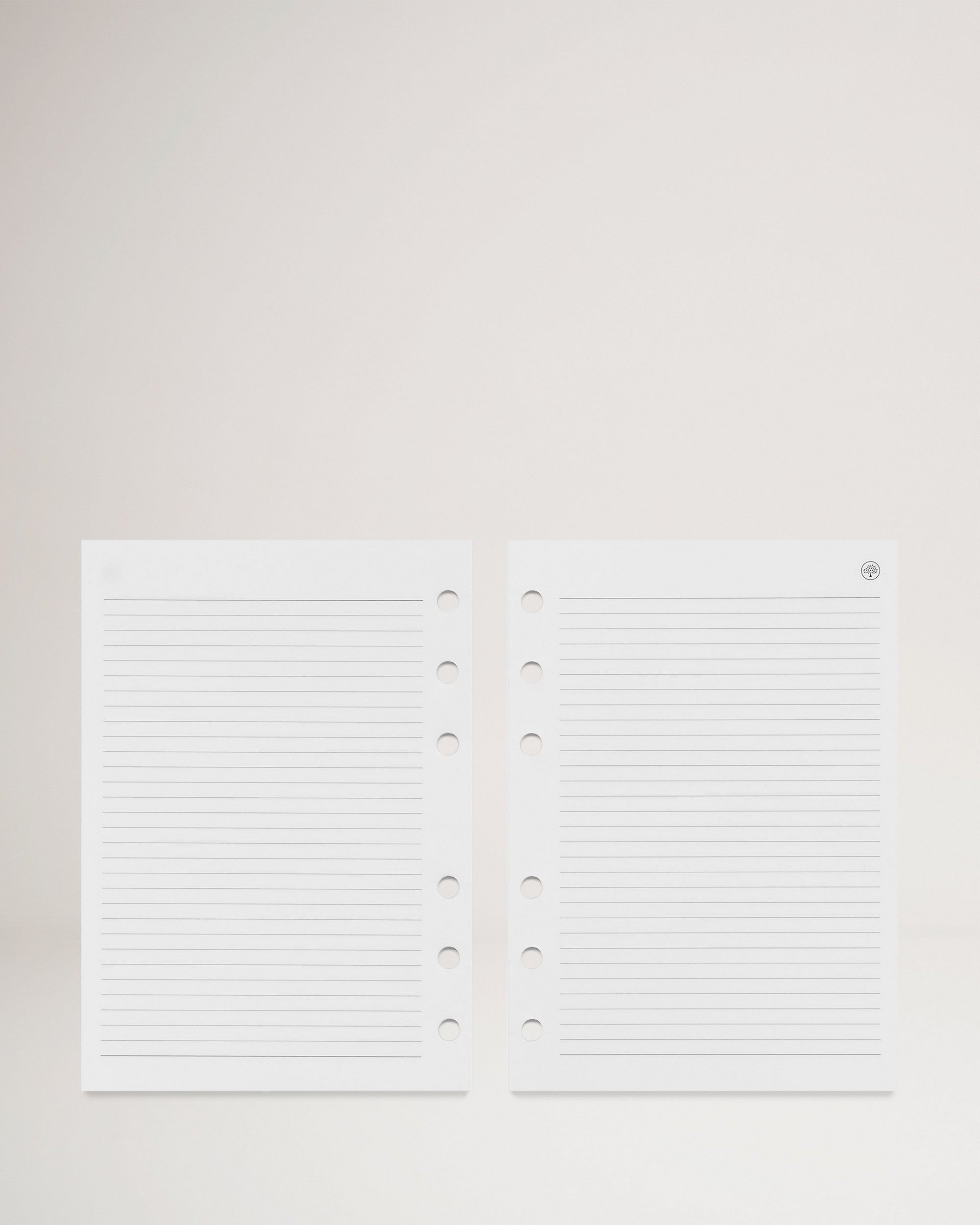 Agenda Ruled Paper, White