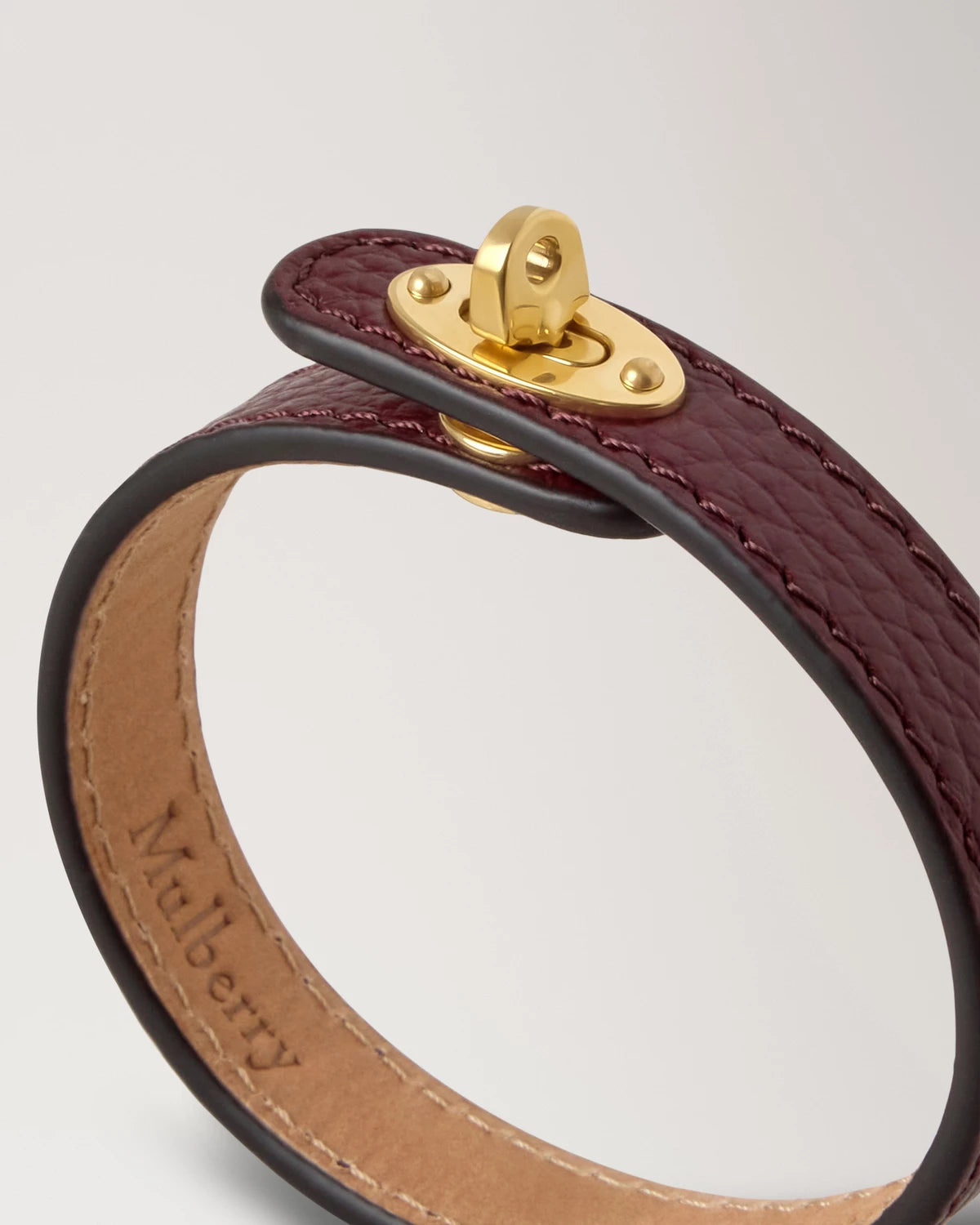 Bayswater Thin Bracelet, Black Cherry