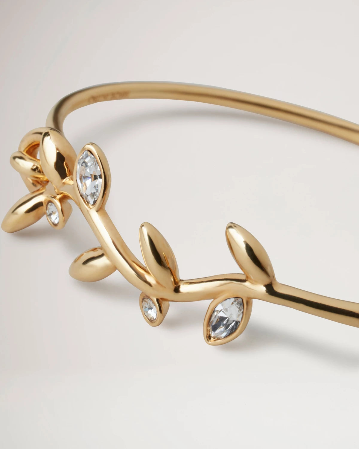 Mulberry leaf bracelet, Gold