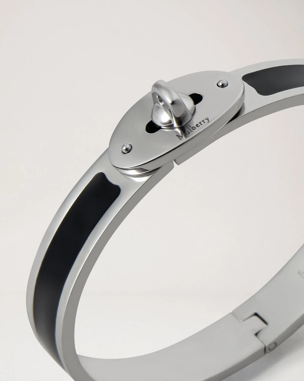 Bayswater Enamel Bracelet, Black / Steel