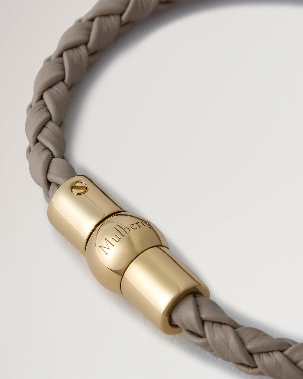 Iris Leather Bracelet, Cashmere Taupe