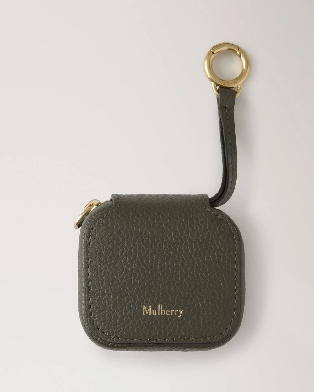 Roxanne Zipped Tech Airpod Case, Juniper Green