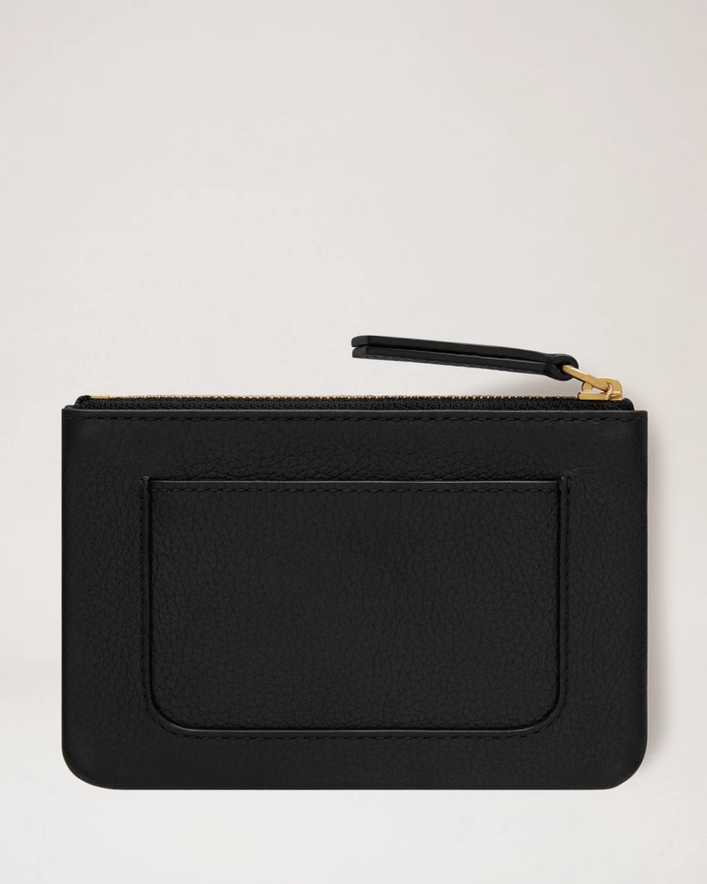Plaque, Zip Coin Pouch, Svart