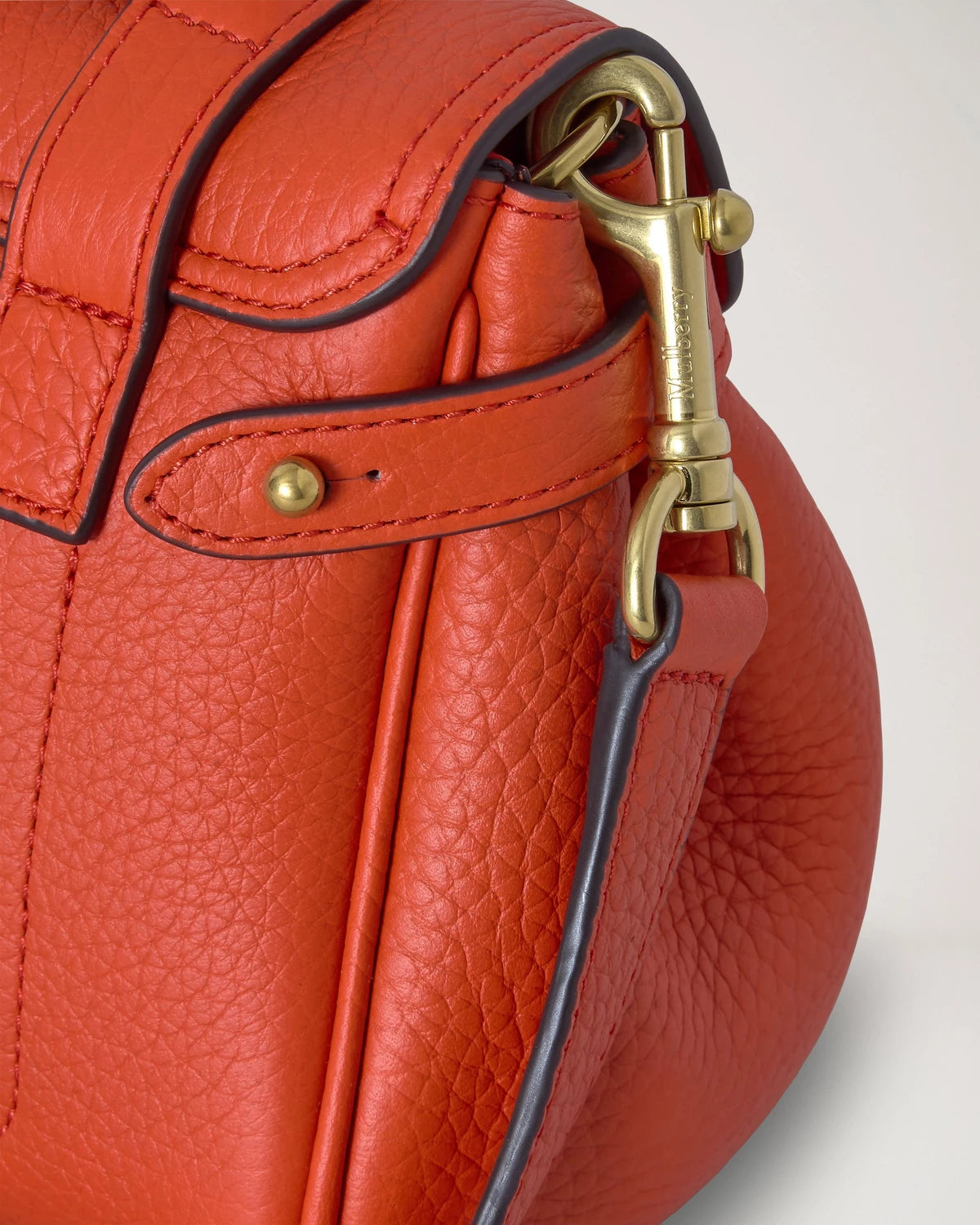 Mini Alexa Coral Orange Heavy Grain