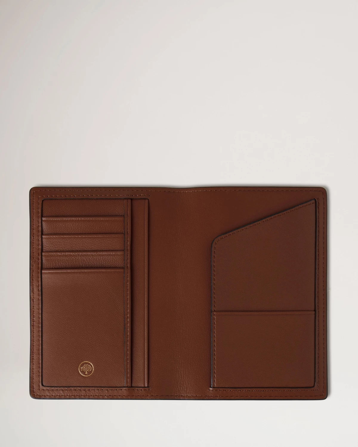 Passport Cover, Oak Two Tone
