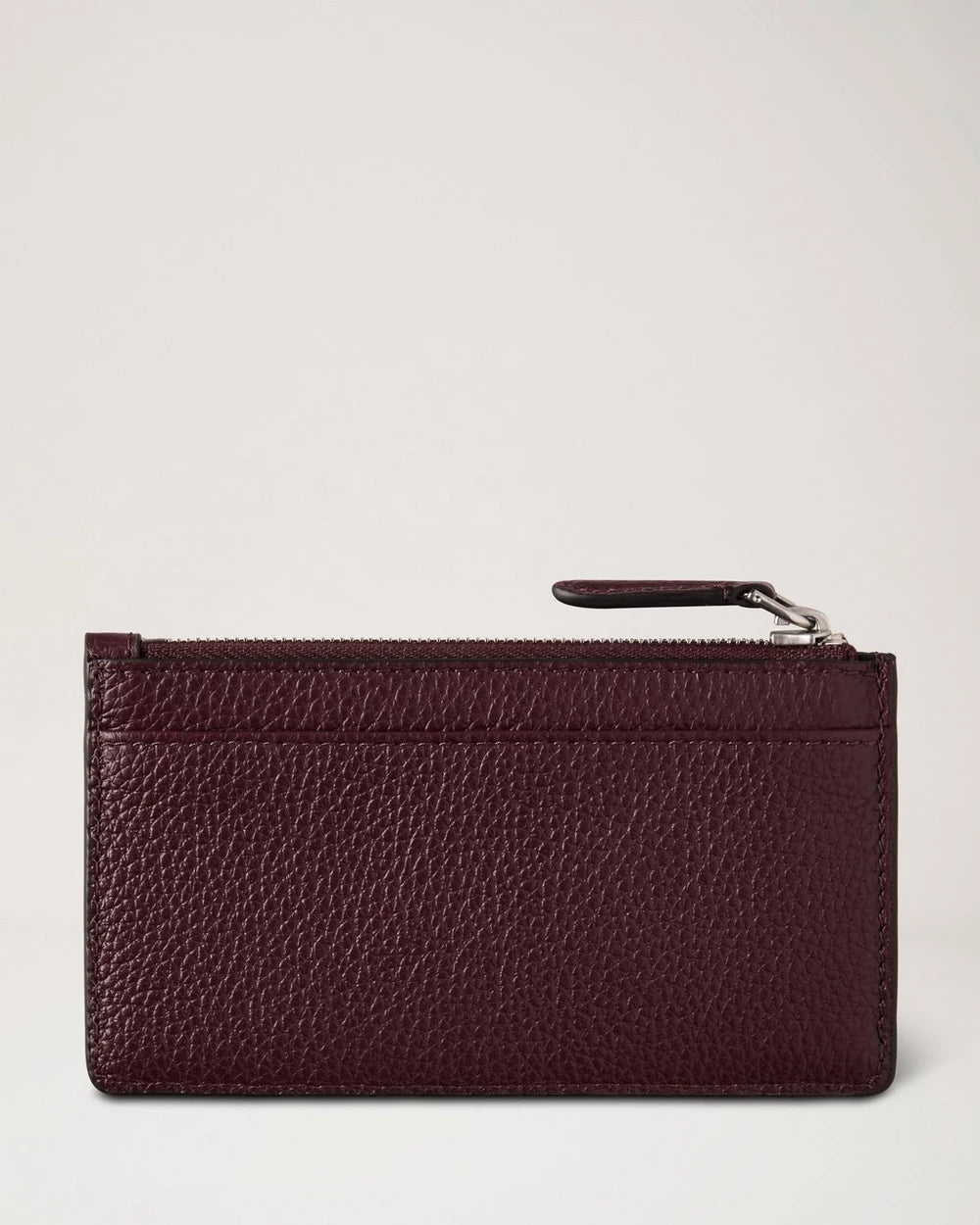 Continental Zipped Long Card holder, Black Cherry