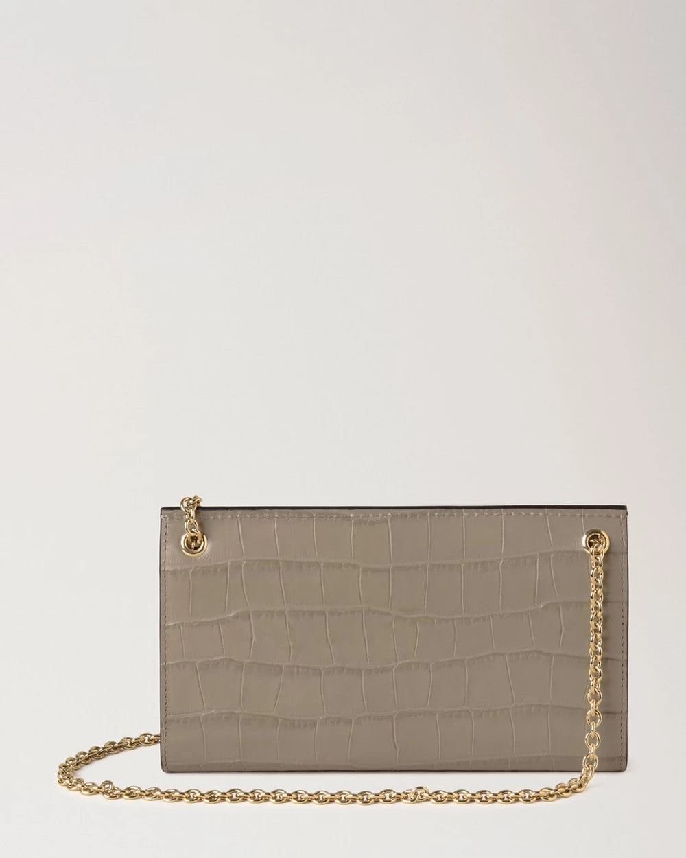 Amberley Clutch, Shiny Small Croc