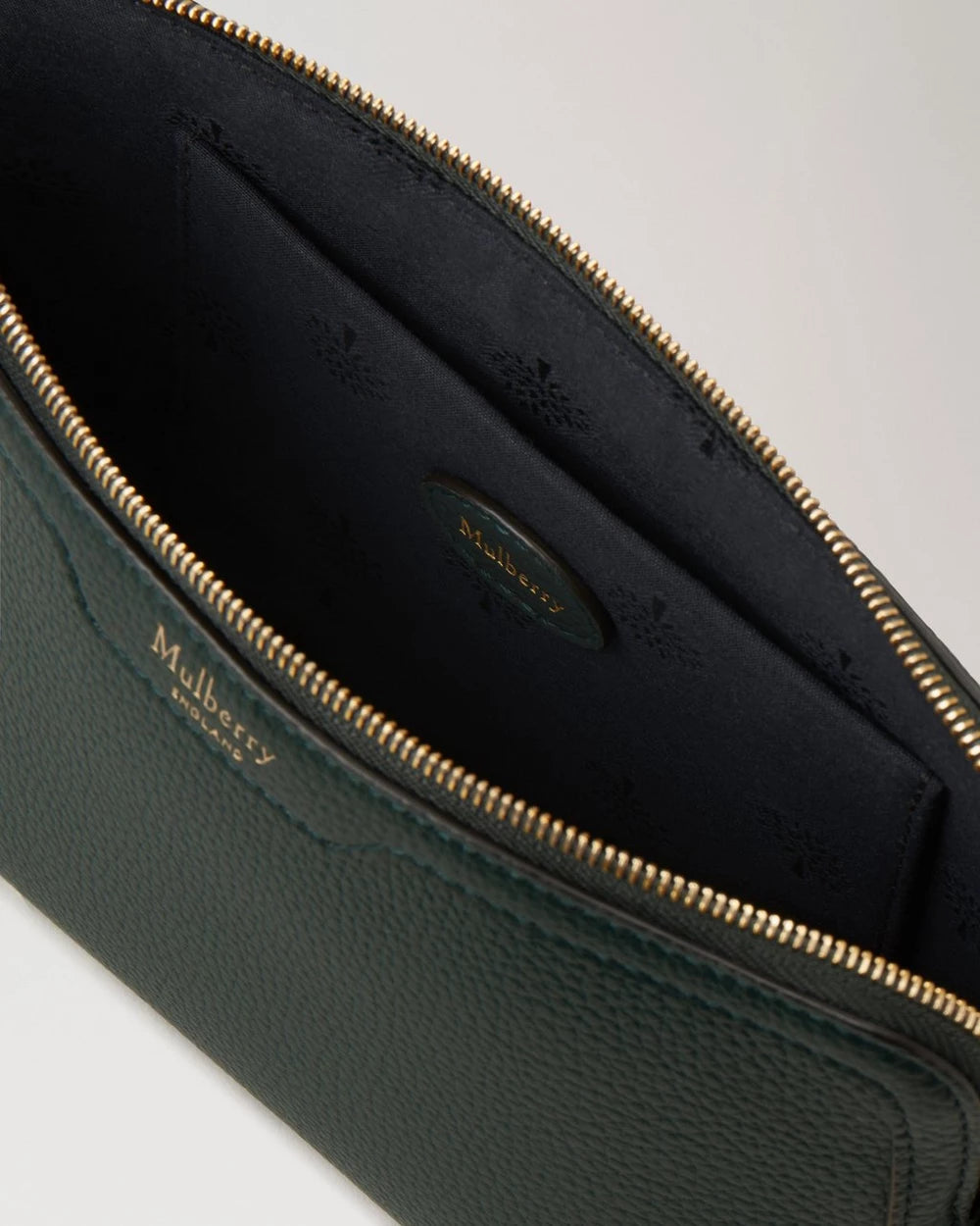 Small Cosmetic Pouch, Mulberry Green