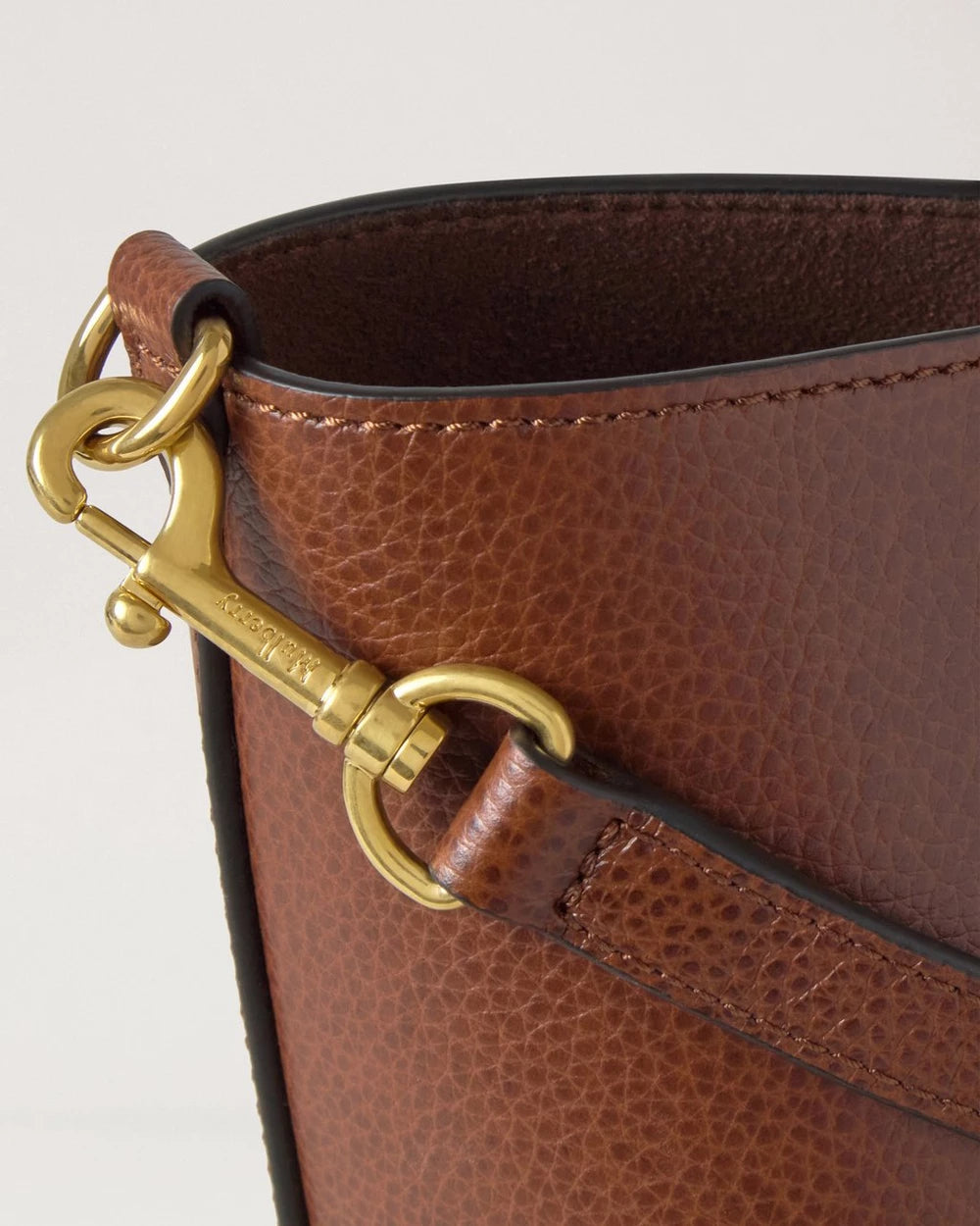 Mini Bayswater-väska, ek tvåfärgad