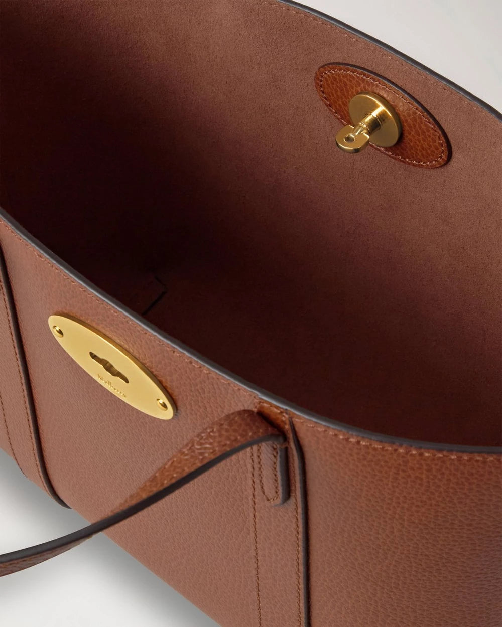 Mini Bayswater-väska, ek tvåfärgad