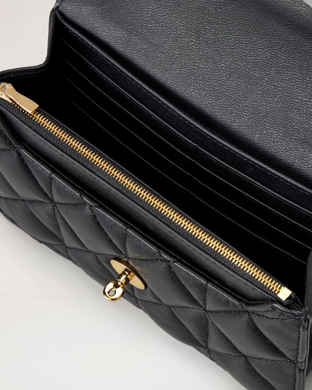 Small Darley, Black Quilted