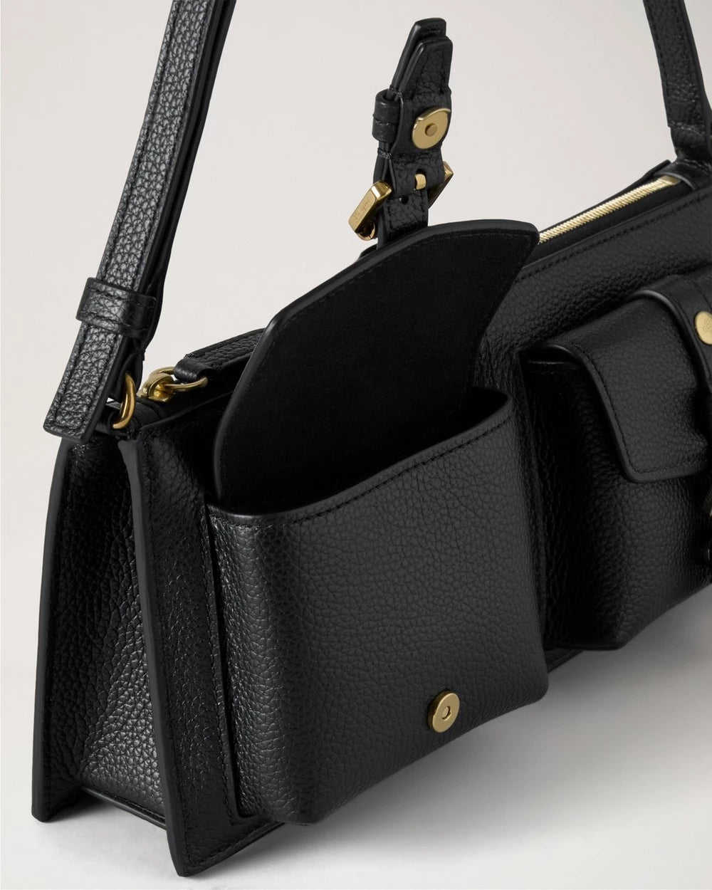 Mini Roxanne Shoulderbag, Black