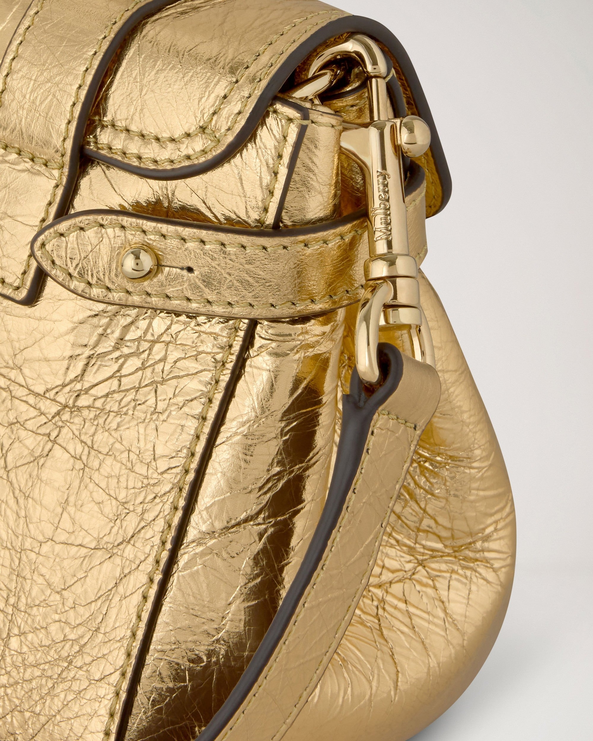 Mini Alexa Grainy Metallic, Somerset Gold