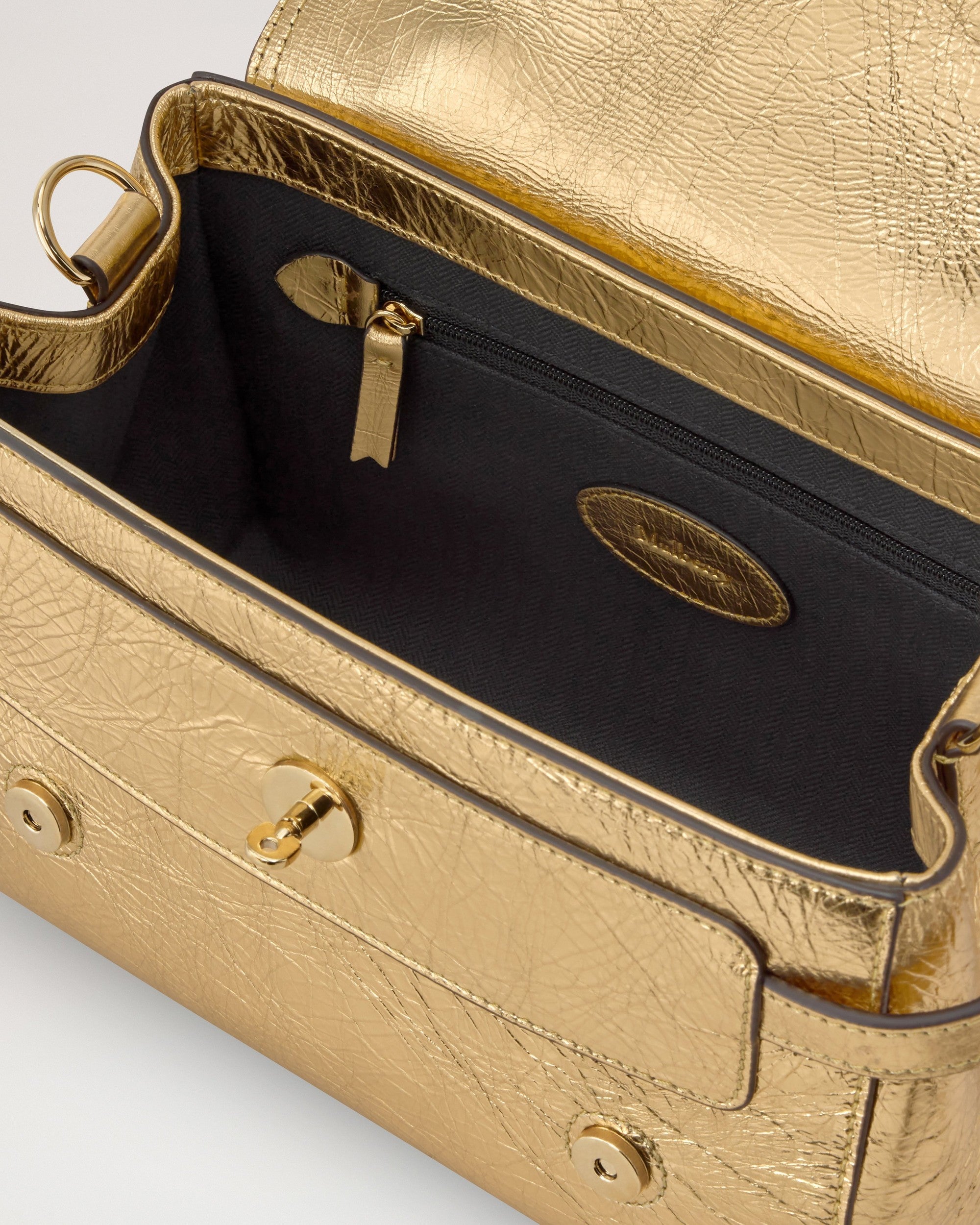 Mini Alexa Grainy Metallic, Somerset Gold