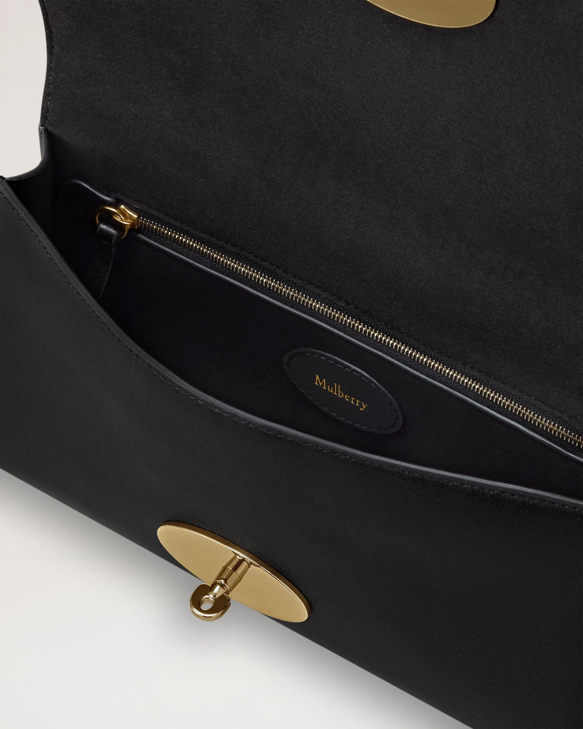 Lily Clutch Vesta Nappa, Black