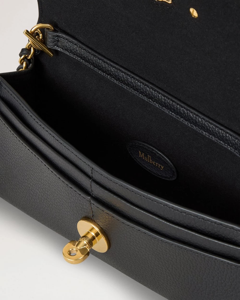 Lily Chain Wallet, Black