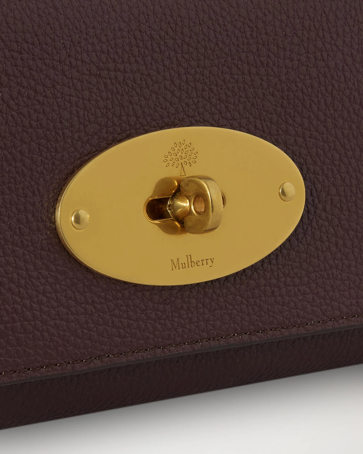 Lily Chain Wallet, Oxblood