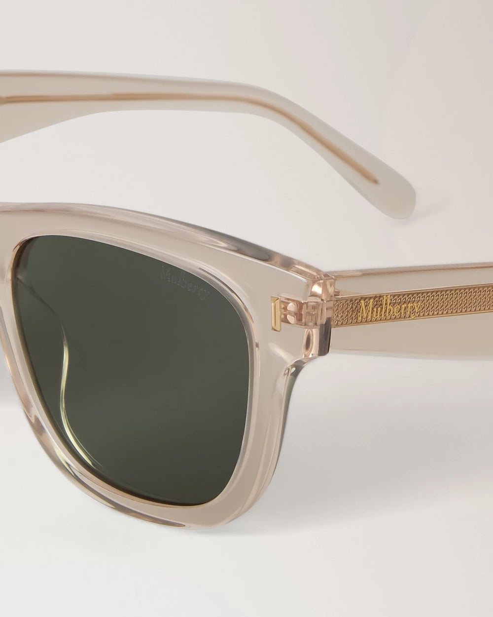 Monty Sunglasses, Clear Bio Acetate