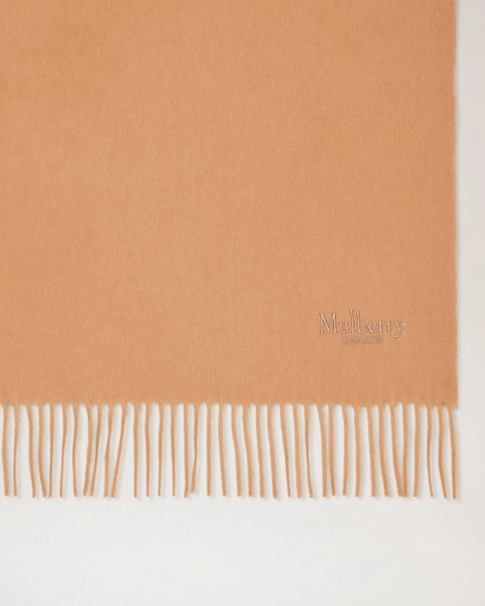 Halsduk i massiv merinoull, kamel