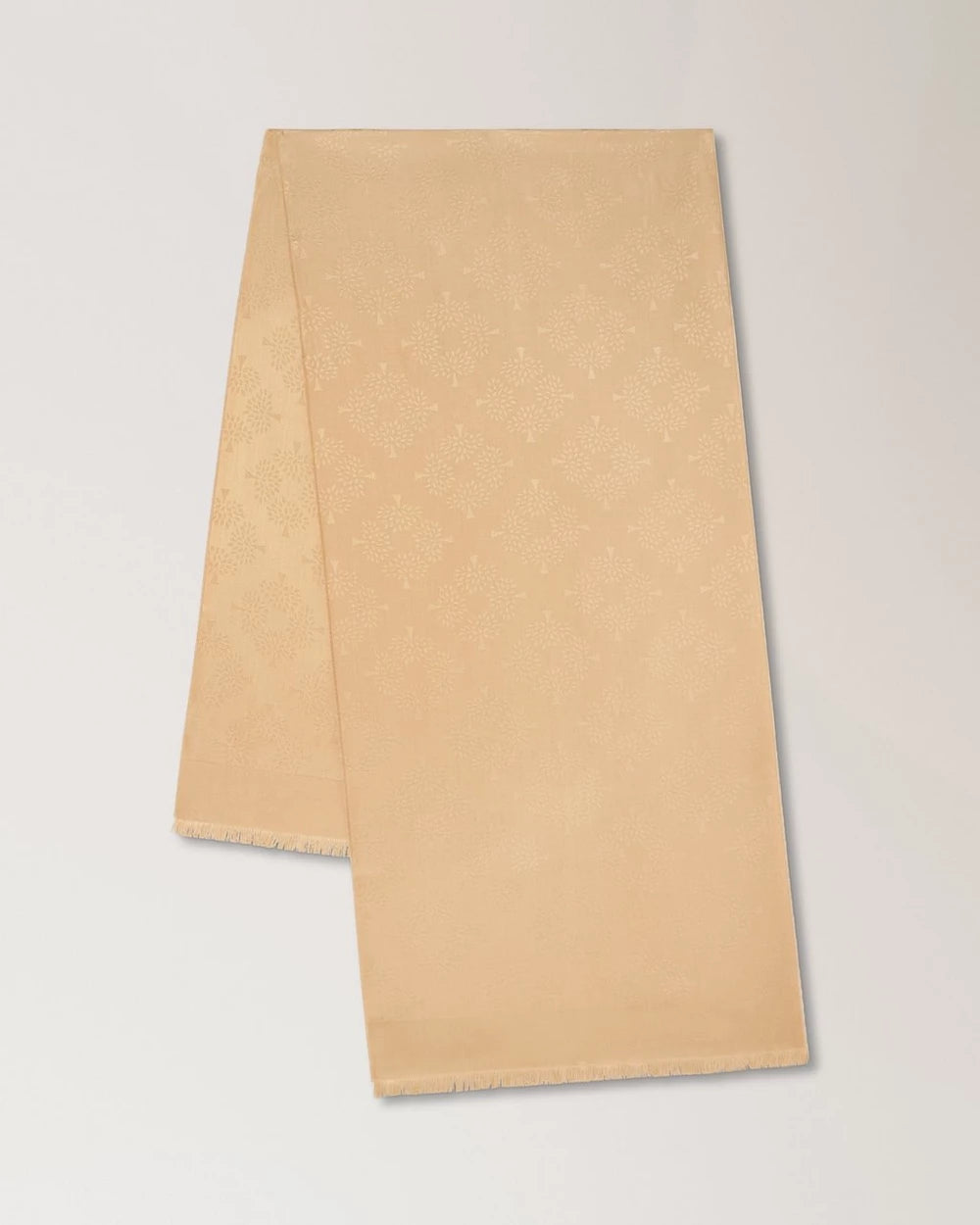 Tree Rectangular Scarf, Camel