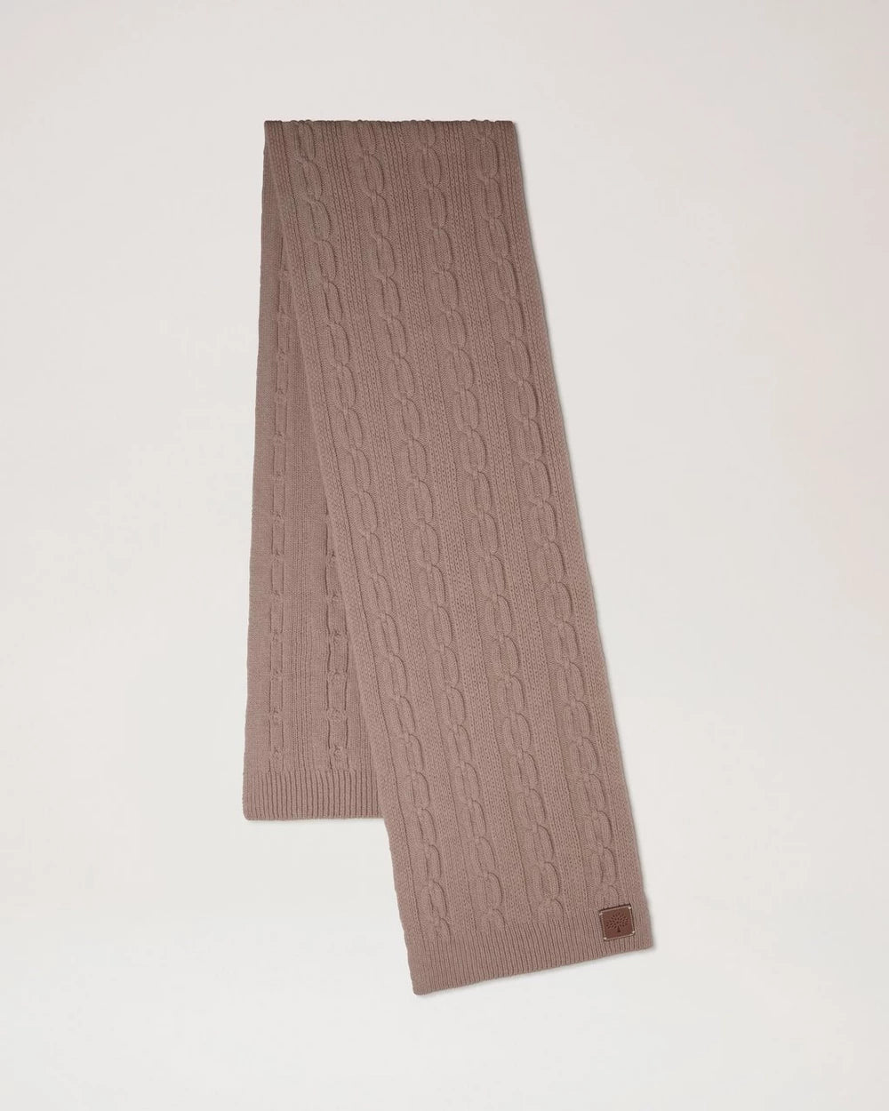 Soft Chain Cable Knit Scarf, Lönn