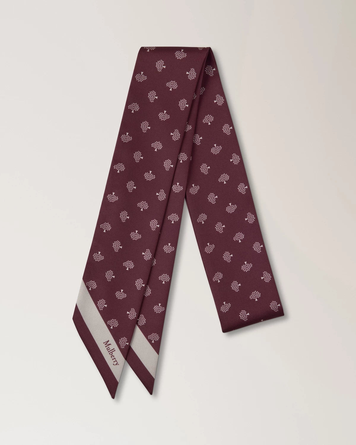 Skinny Scarf, Black Cherry