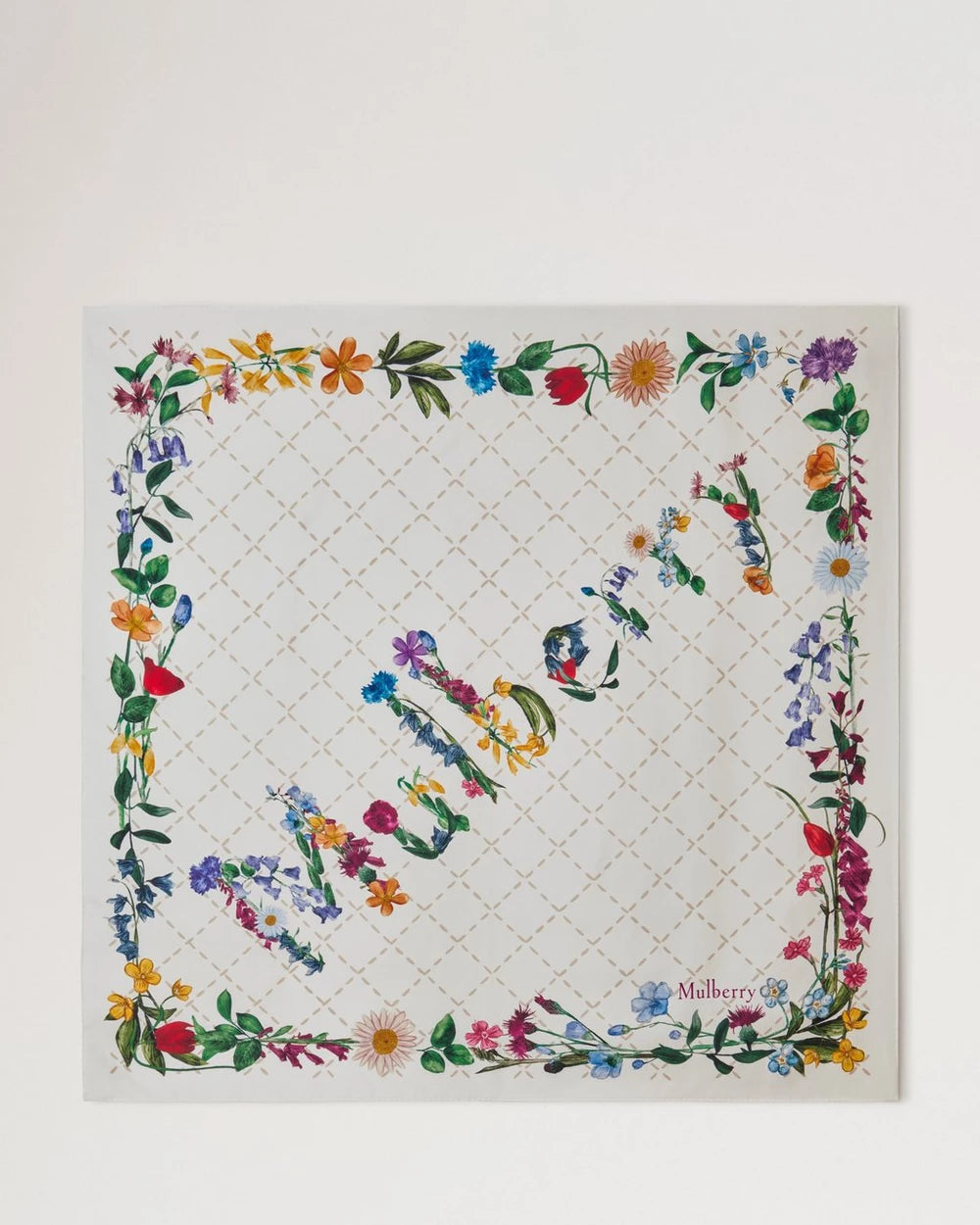 Vildblommig halsduk, siden