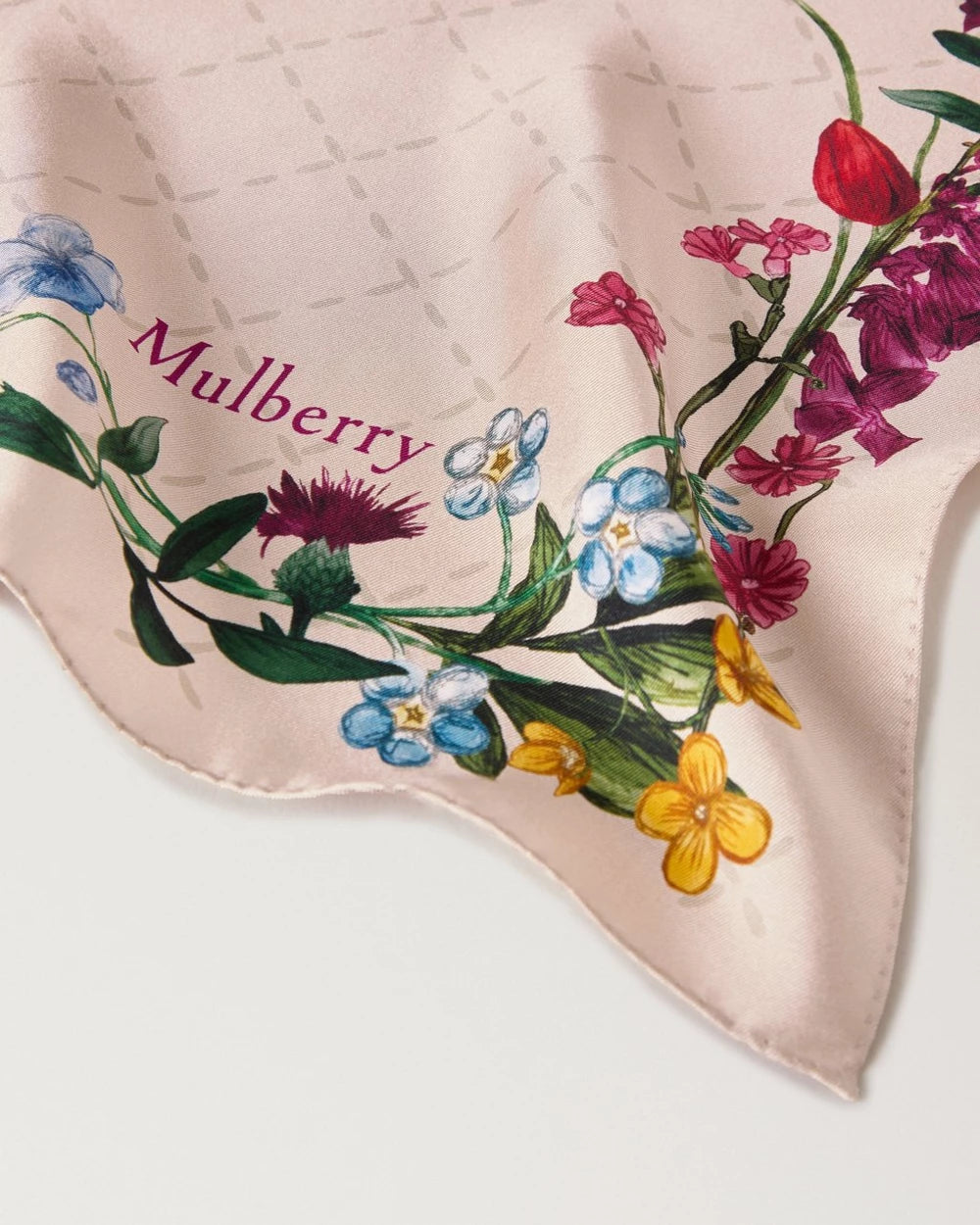 Wild Floral Scarf, Blossom Pink