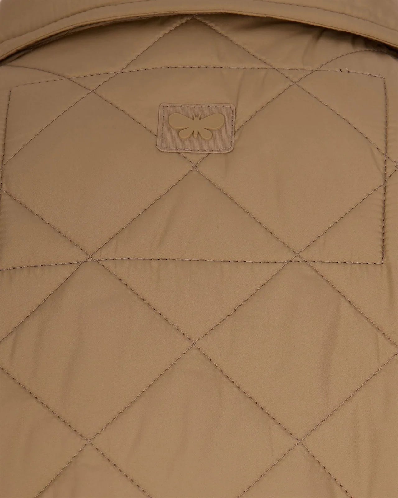 Gelo quiltad jacka, Beige