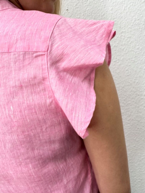 Hali skjorta, ljusrosa