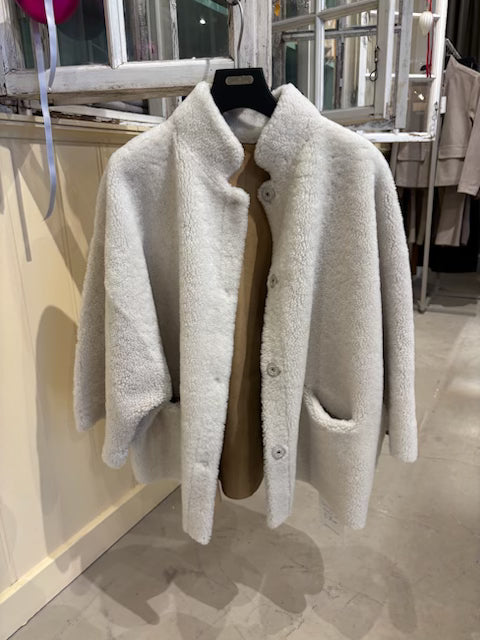 Kate, Vändbar Jacka - Kamel / Elfenben