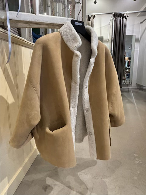 Kate, Vändbar Jacka - Kamel / Elfenben