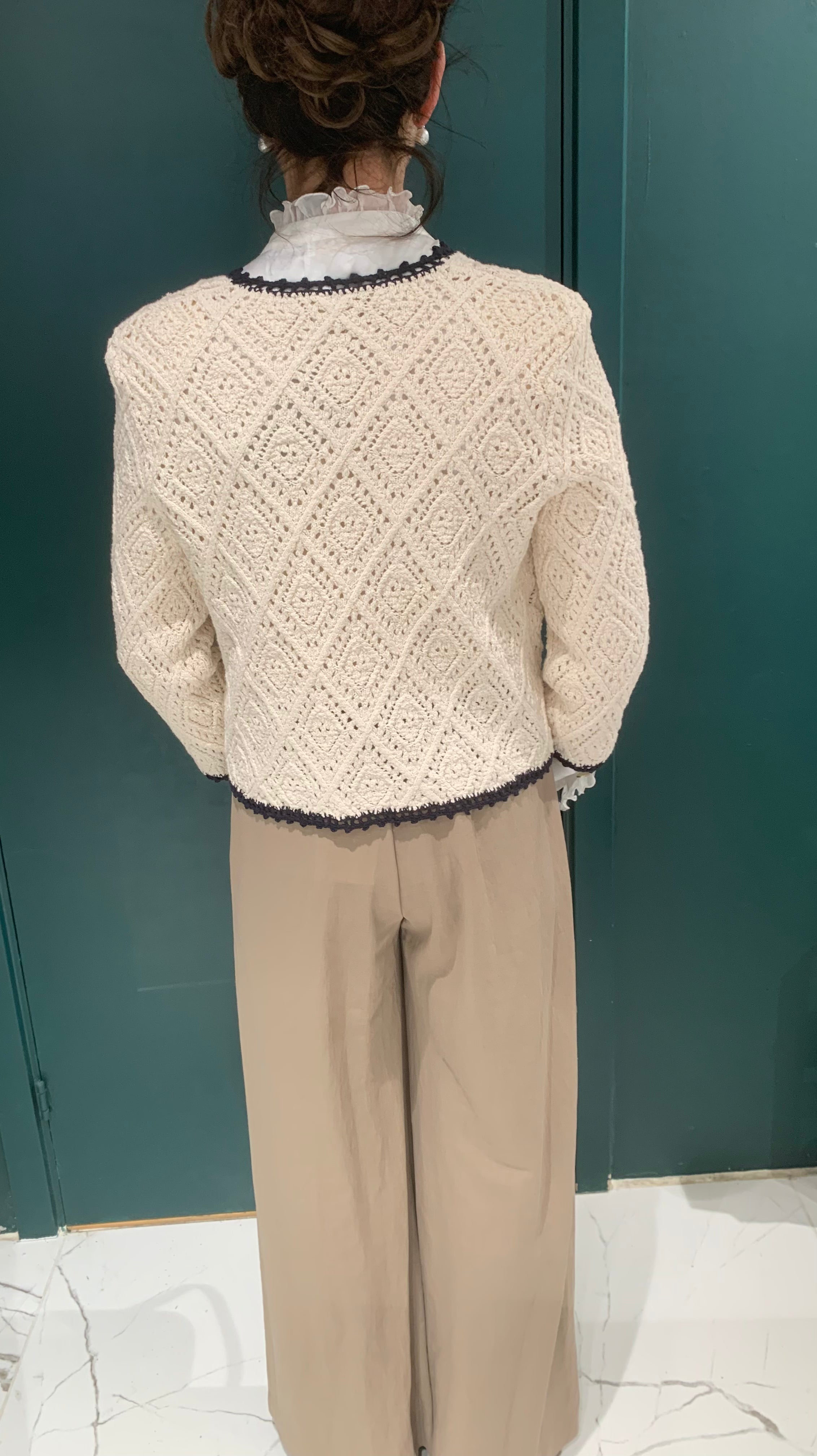 Flared Trousers, Sand