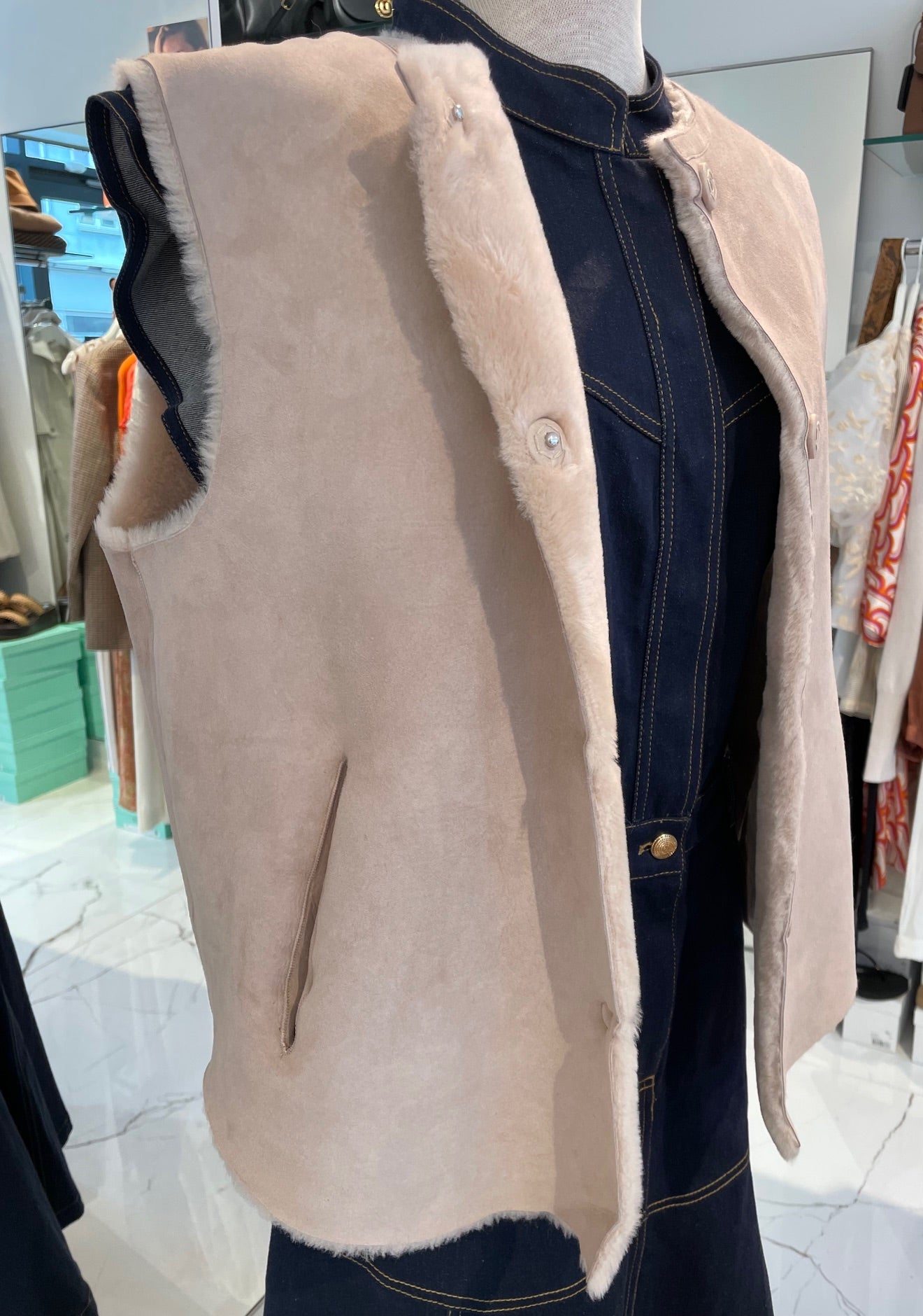 Heidis Vest, Light Pink