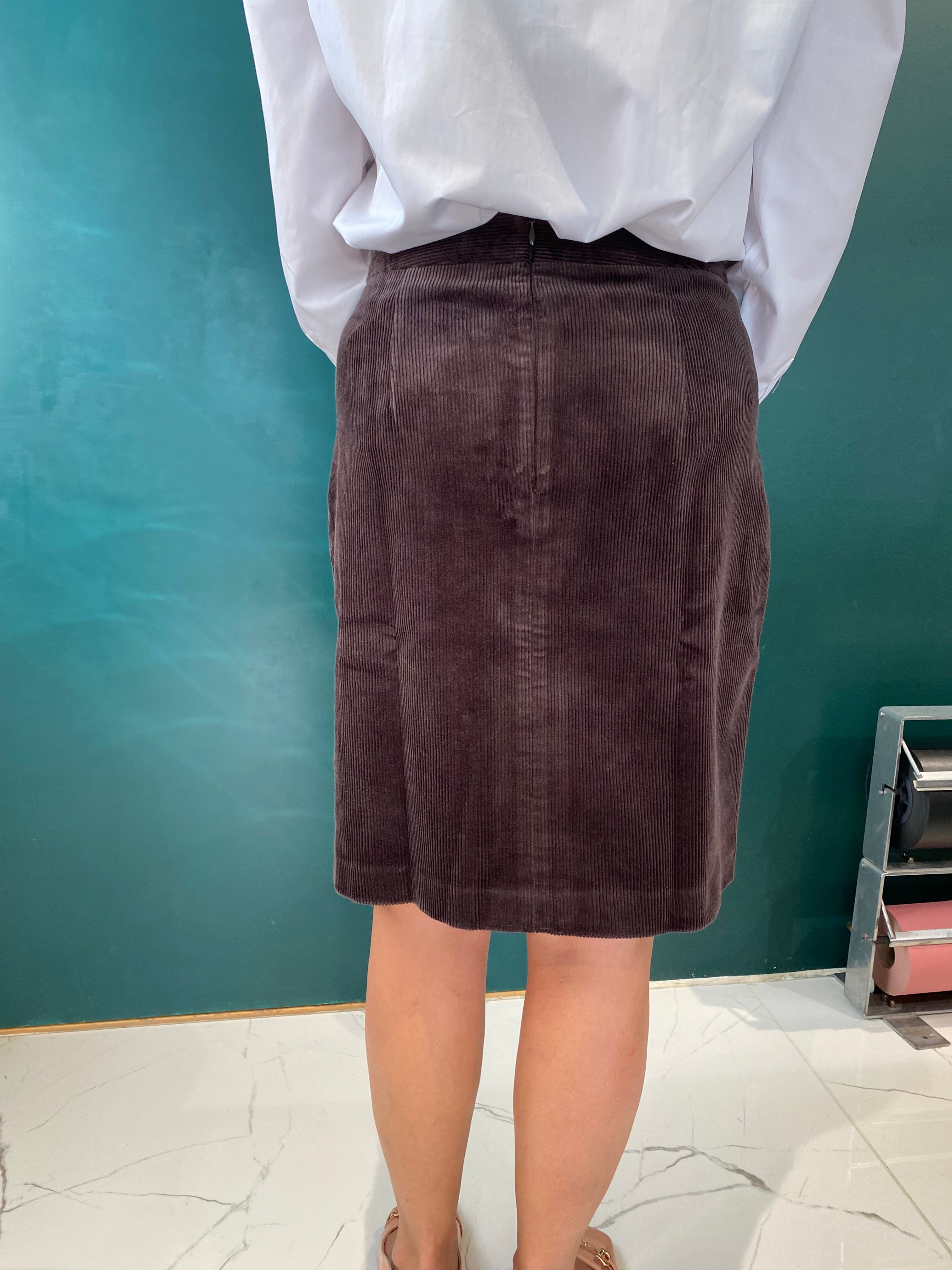 Isadora Kjol, kort, Offwhite