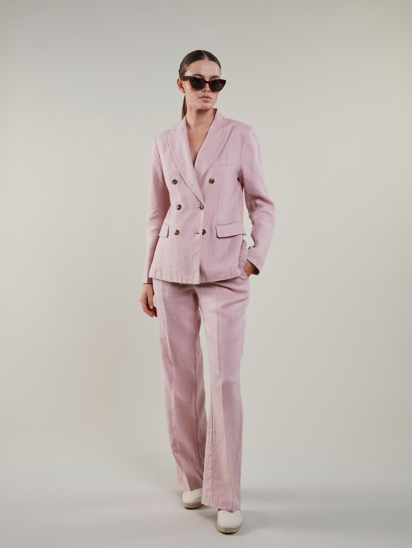 Jayda byxor. Ljusrosa